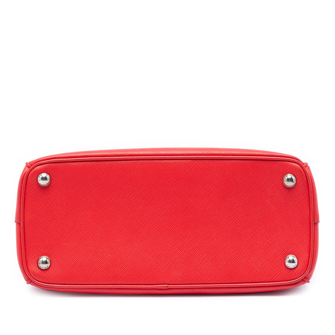 Prada Small Saffiano Lux Galleria Double Zip Sac