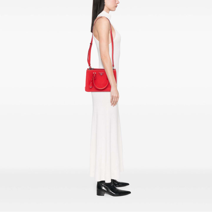 Prada Small Saffiano Lux Galleria Double Zip Sac