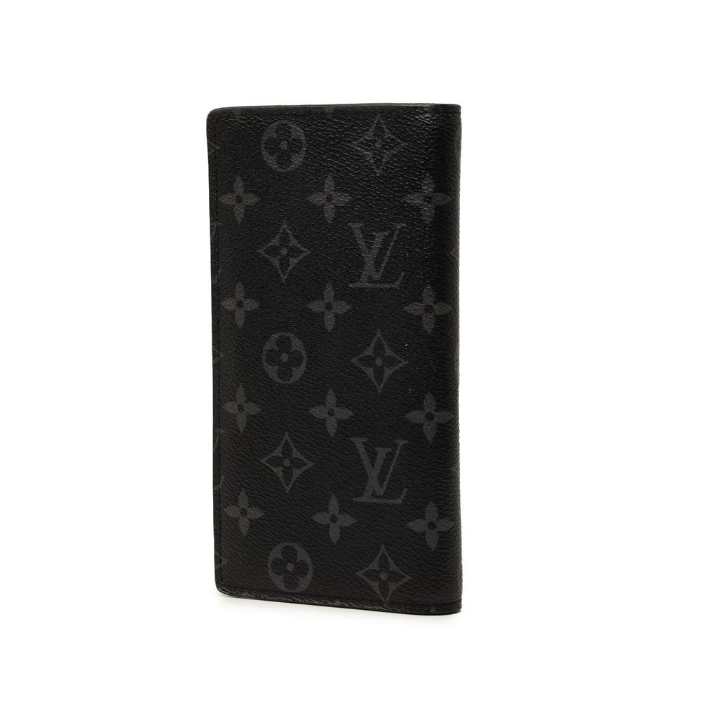 Louis Vuitton Brazza Portefeuille long Monogram Eclipse Noir – vue 2 – GABY PARIS