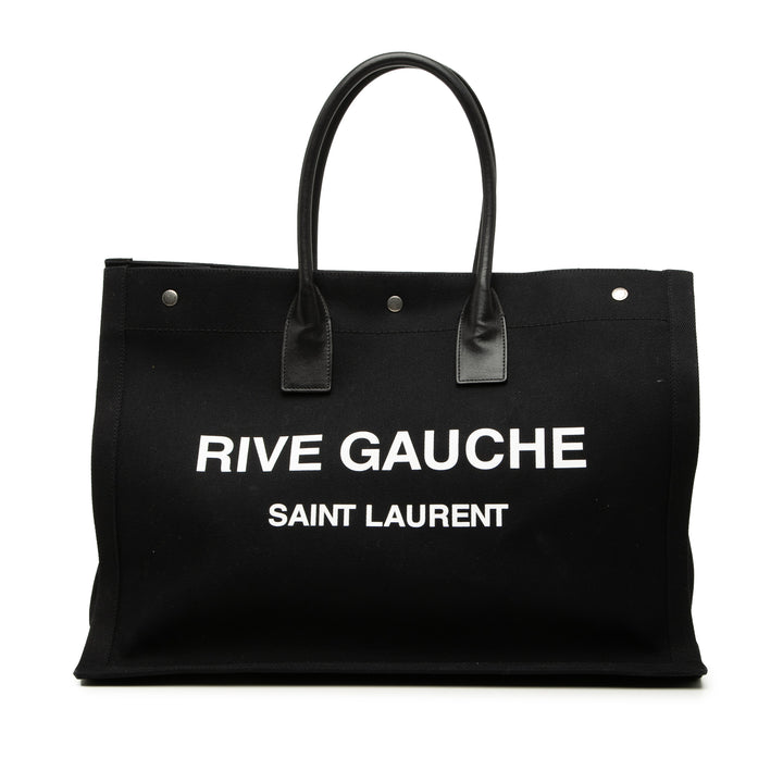 Saint Laurent Large Toile Rive Gauche Cabas