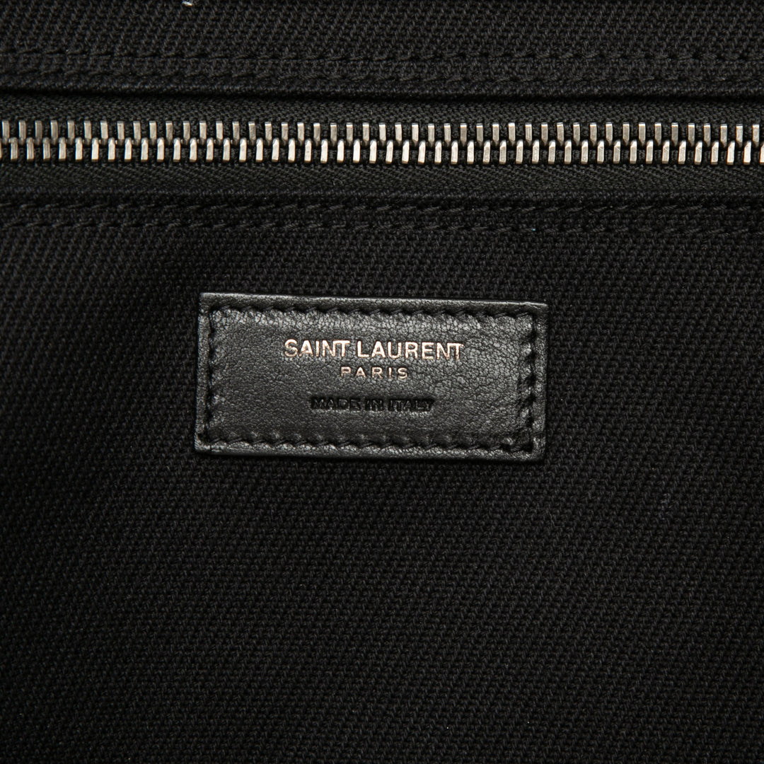Saint Laurent Large Toile Rive Gauche Cabas