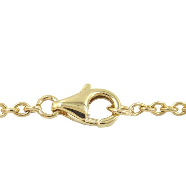 18K Yellow Gold and Mother of Pearl Pure Alhambra Pendant Necklace Gold - Gaby Paris