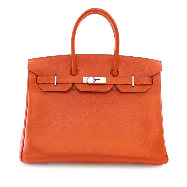 Epsom Birkin 35 Orange - Gaby Paris