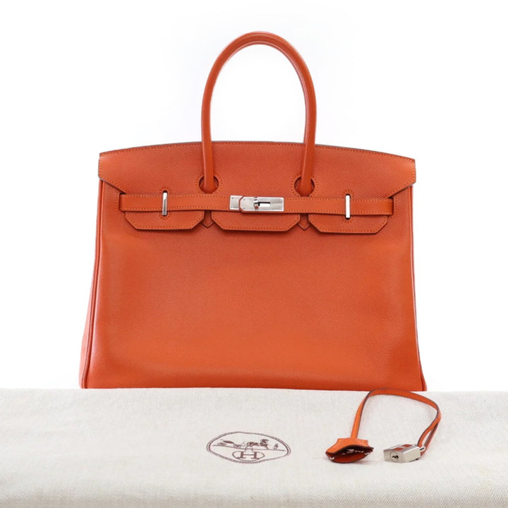 Epsom Birkin 35 Orange - Gaby Paris