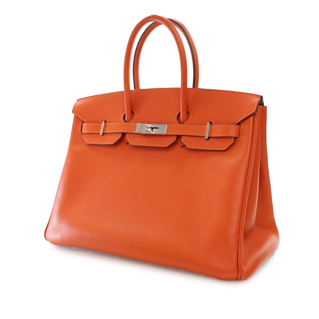 Epsom Birkin 35 Orange - Gaby Paris