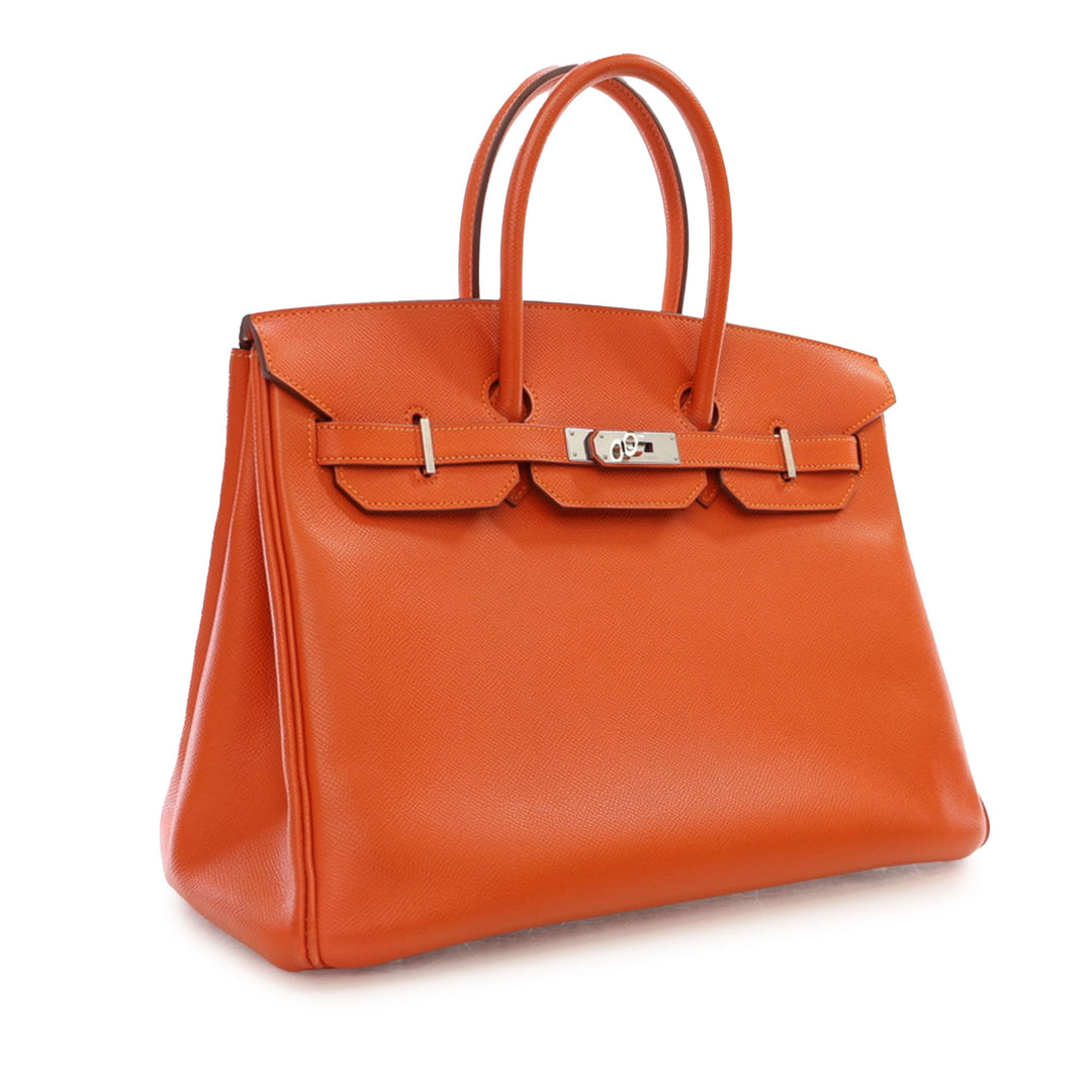 Epsom Birkin 35 Orange - Gaby Paris