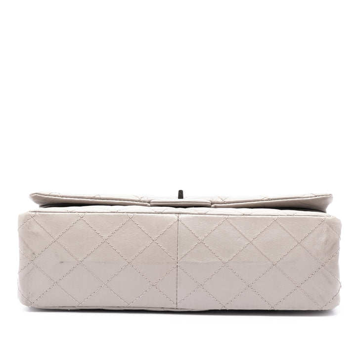 Chanel Matelassé vieilli Cuir de veau Reissue 2.55 Double rabat 226