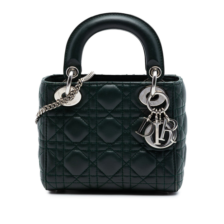 Dior Mini Cuir d’agneau Cannage Lady Dior