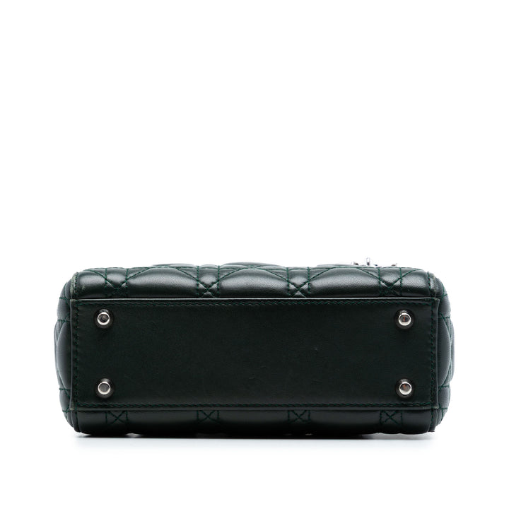 Dior Mini Cuir d’agneau Cannage Lady Dior