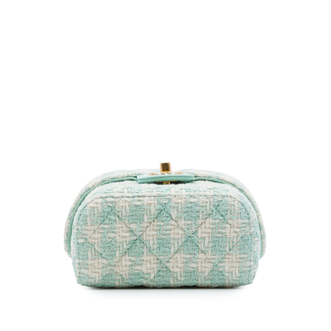 Crush sac à Mini Tweed Vert