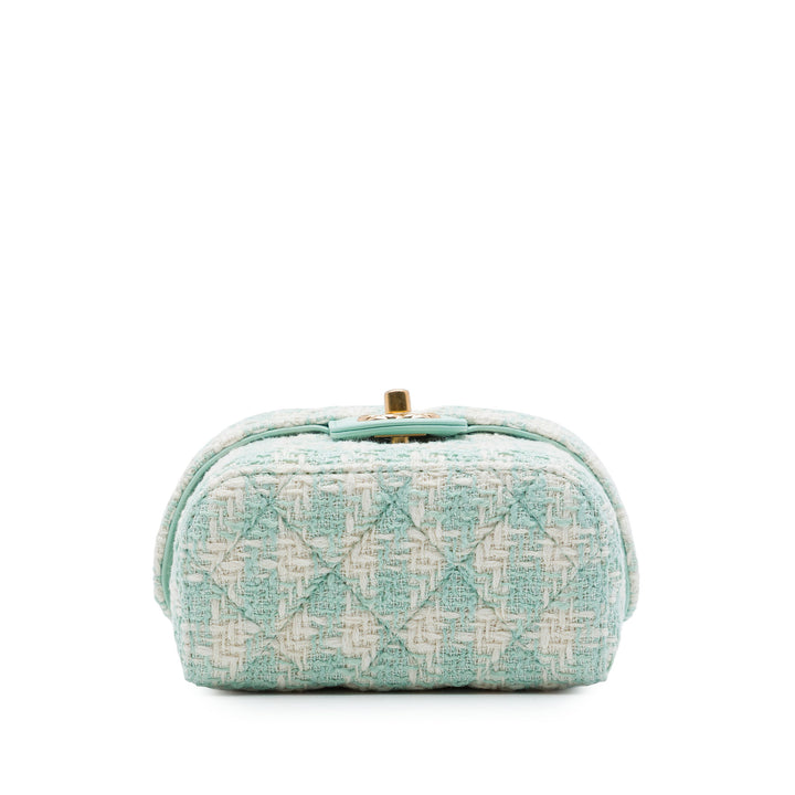 Crush sac à Mini Tweed Vert