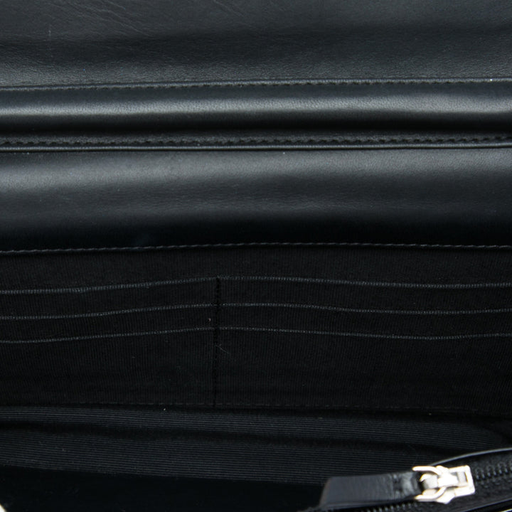 Chanel CC Matelassé Wallet on Chain Noir – vue 4 – GABY PARIS