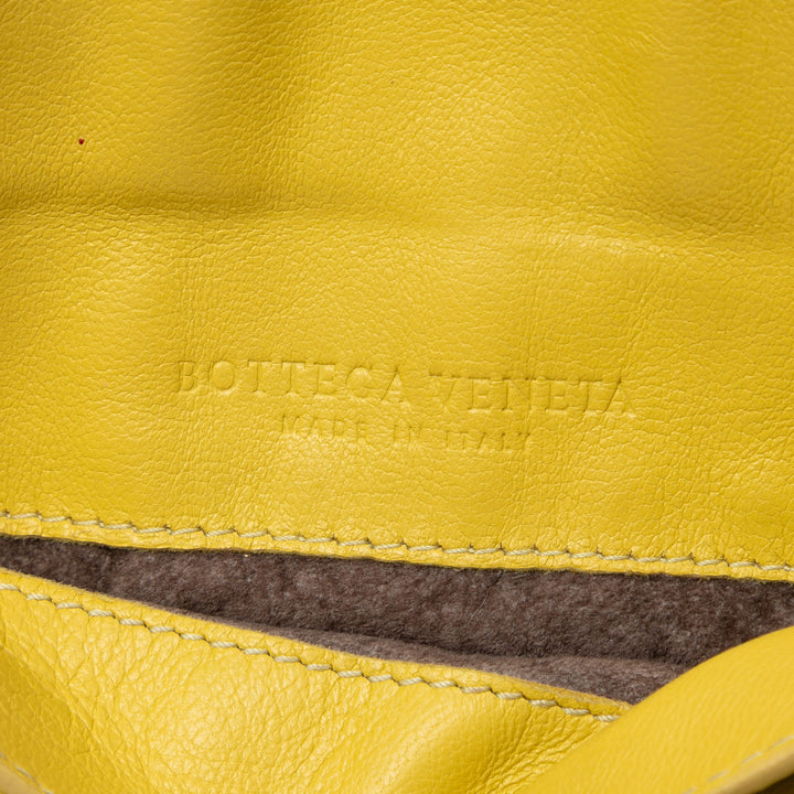 Bottega Veneta Mini Nappa Intrecciato Expandable Chain à rabat Sac porté croisé
