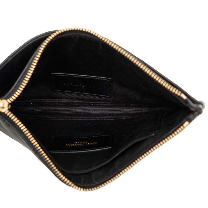 Chevron Grain De Poudre Bill Pochette Monogram Noir