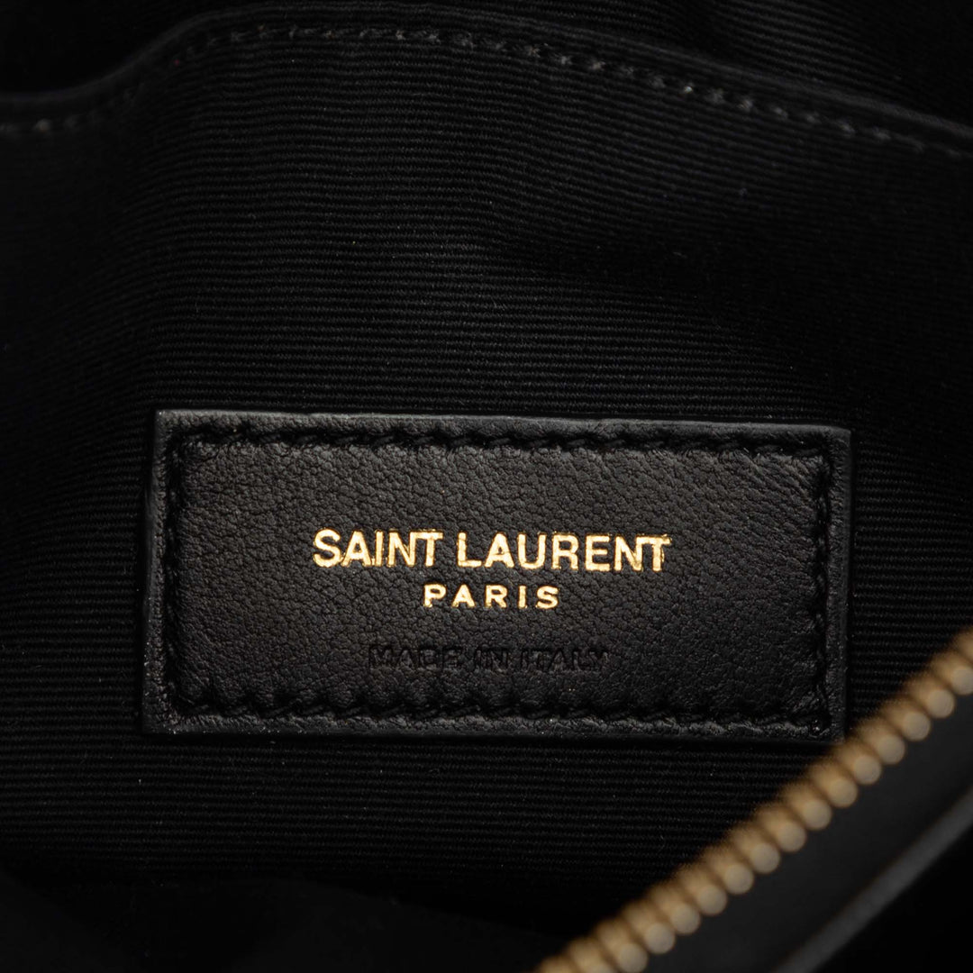 Chevron Grain De Poudre Bill Pochette Monogram Noir