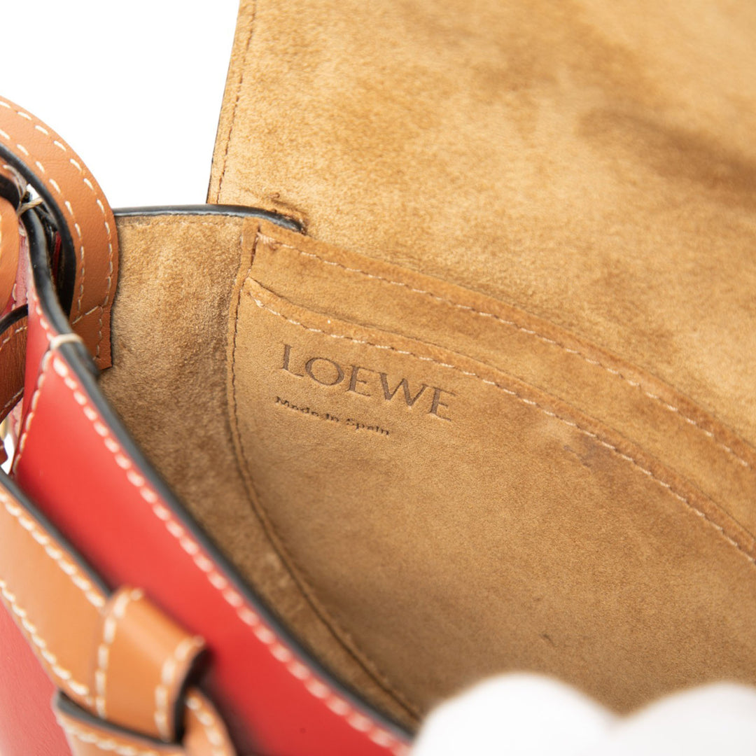 LOEWE Tricolore Gate Sac Mini Cuir