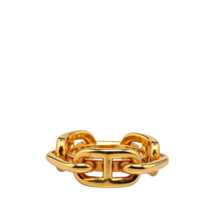 Gold Plated Chaine d'Ancre Scarf Ring Gold - Gaby Paris