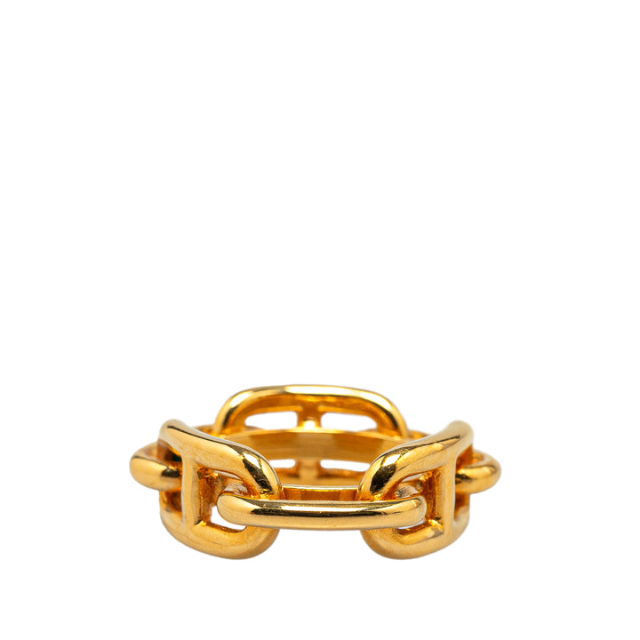 Gold Plated Chaine d'Ancre Scarf Ring Gold - Gaby Paris