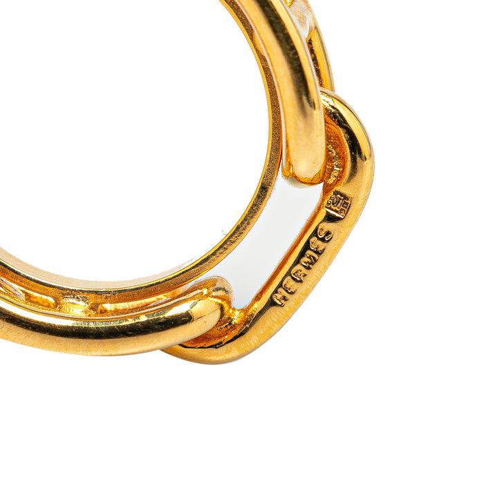 Gold Plated Chaine d'Ancre Scarf Ring Gold - Gaby Paris