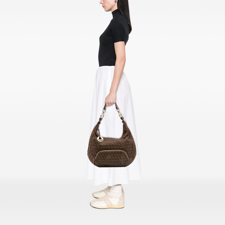 Fendi Zucchino Toile Chef Pocket Hobo
