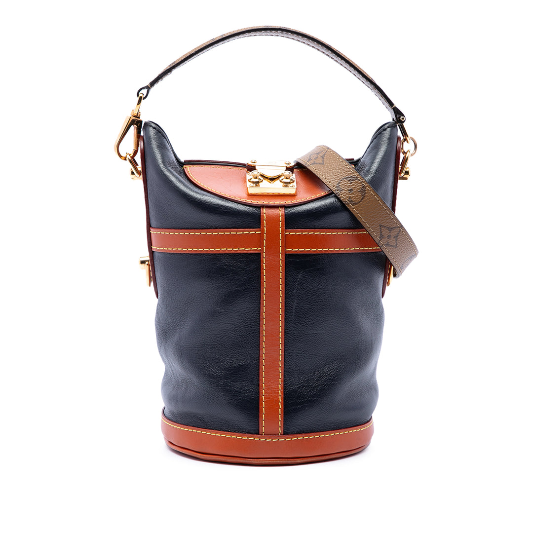 Louis Vuitton Duffle Sac Cuir de veau Bleu – vue principale – GABY PARIS