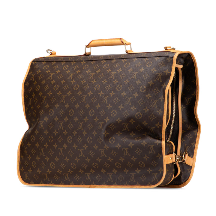 Monogram Portable Cabin Garment Bag Brown - Gaby Paris