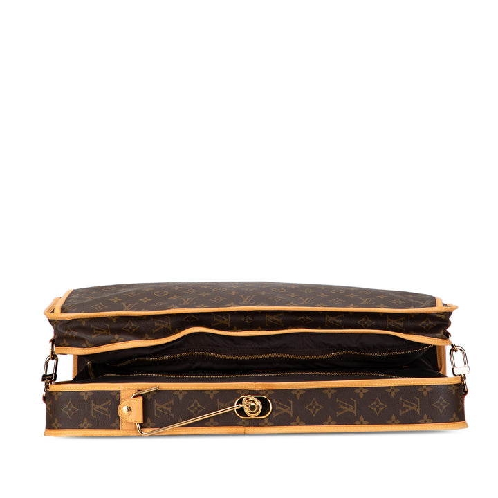 Monogram Portable Cabin Garment Bag Brown - Gaby Paris