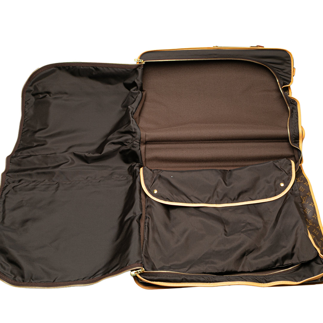 Monogram Portable Cabin Garment Bag Brown - Gaby Paris