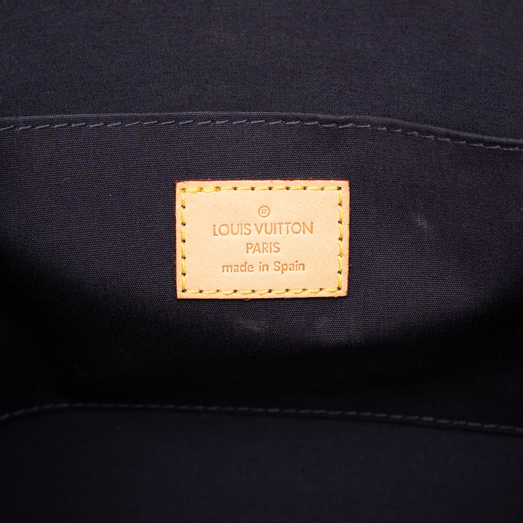Louis Vuitton Maple Drive Cuir verni Monogram Bleu
