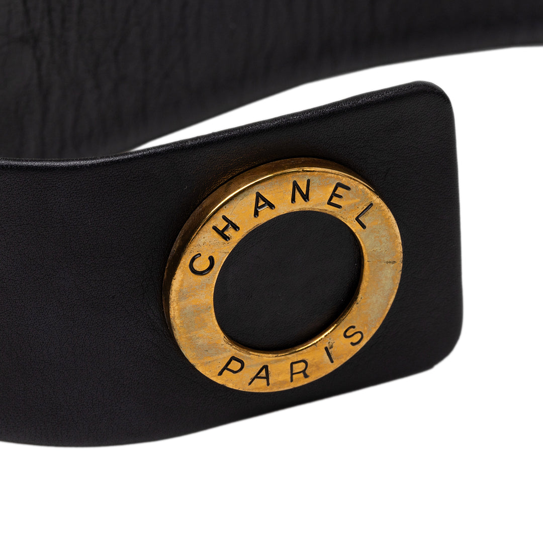 Chanel CC Cuir d’agneau Chain Buckle Charm Belt