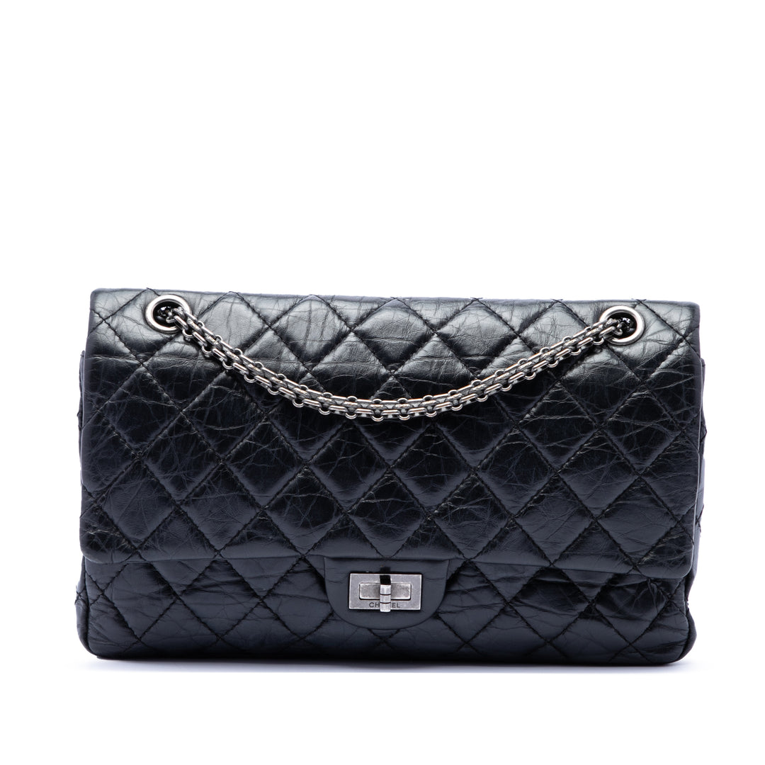 Chanel Matelassé vieilli Cuir de veau Reissue 2.55 Double rabat 226