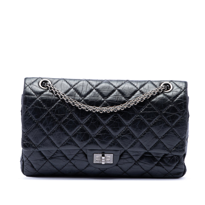 Chanel Matelassé vieilli Cuir de veau Reissue 2.55 Double rabat 226