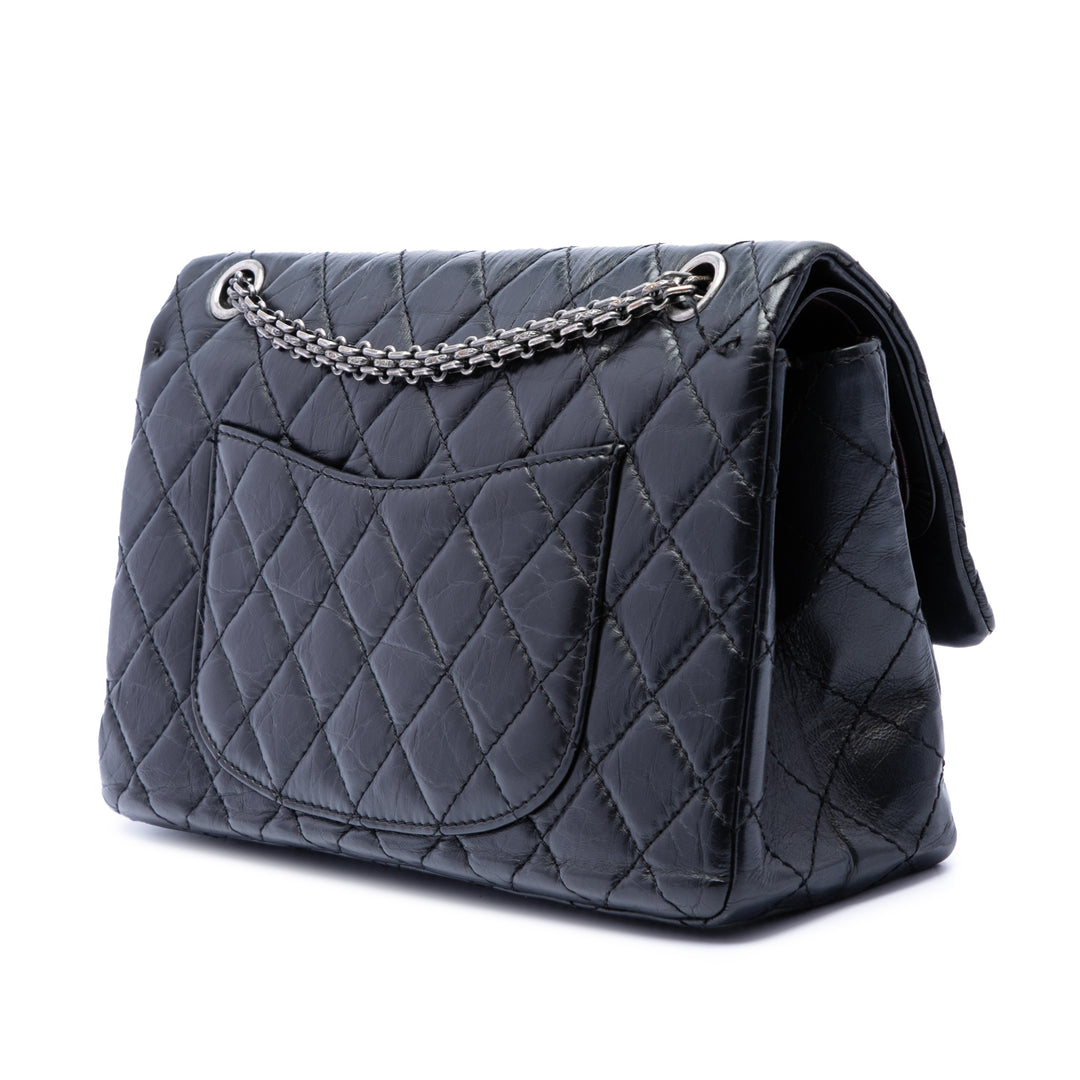 Chanel Matelassé vieilli Cuir de veau Reissue 2.55 Double rabat 226