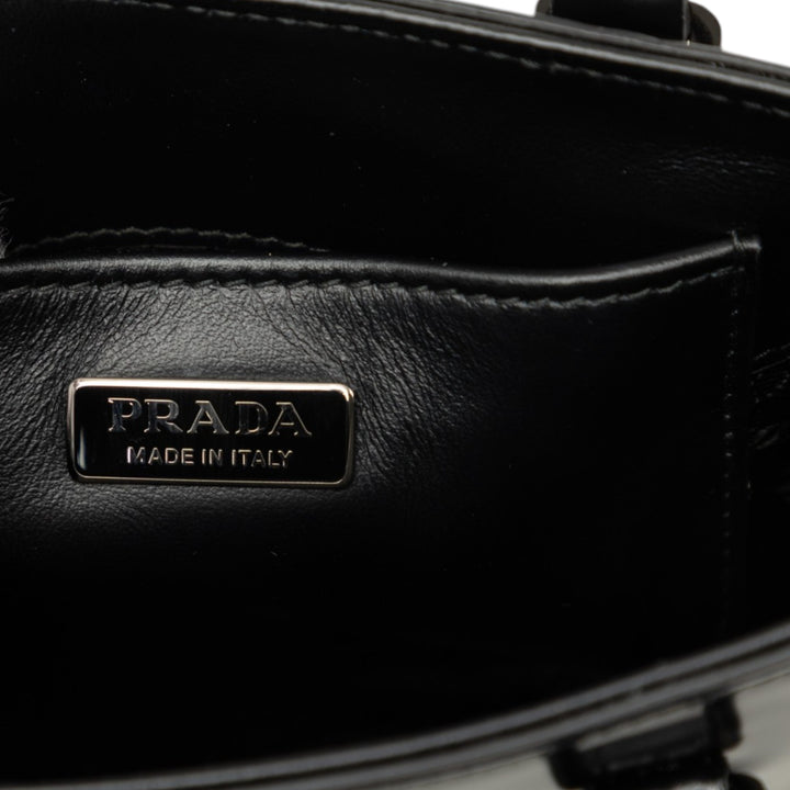 Prada Small Spazzolato Cuir Sac