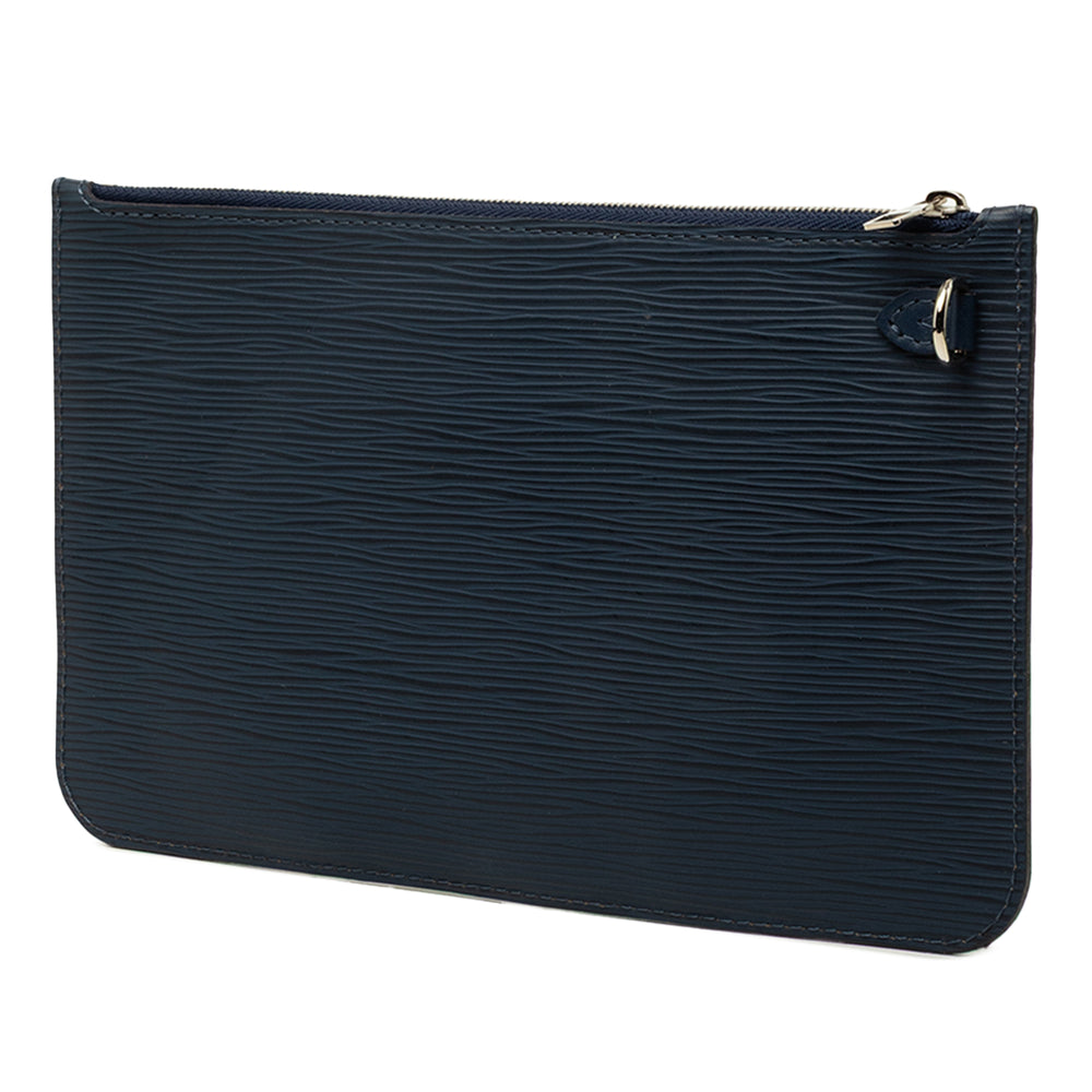 Louis Vuitton Pochette Neverfull Épi Bleu – vue 2 – GABY PARIS