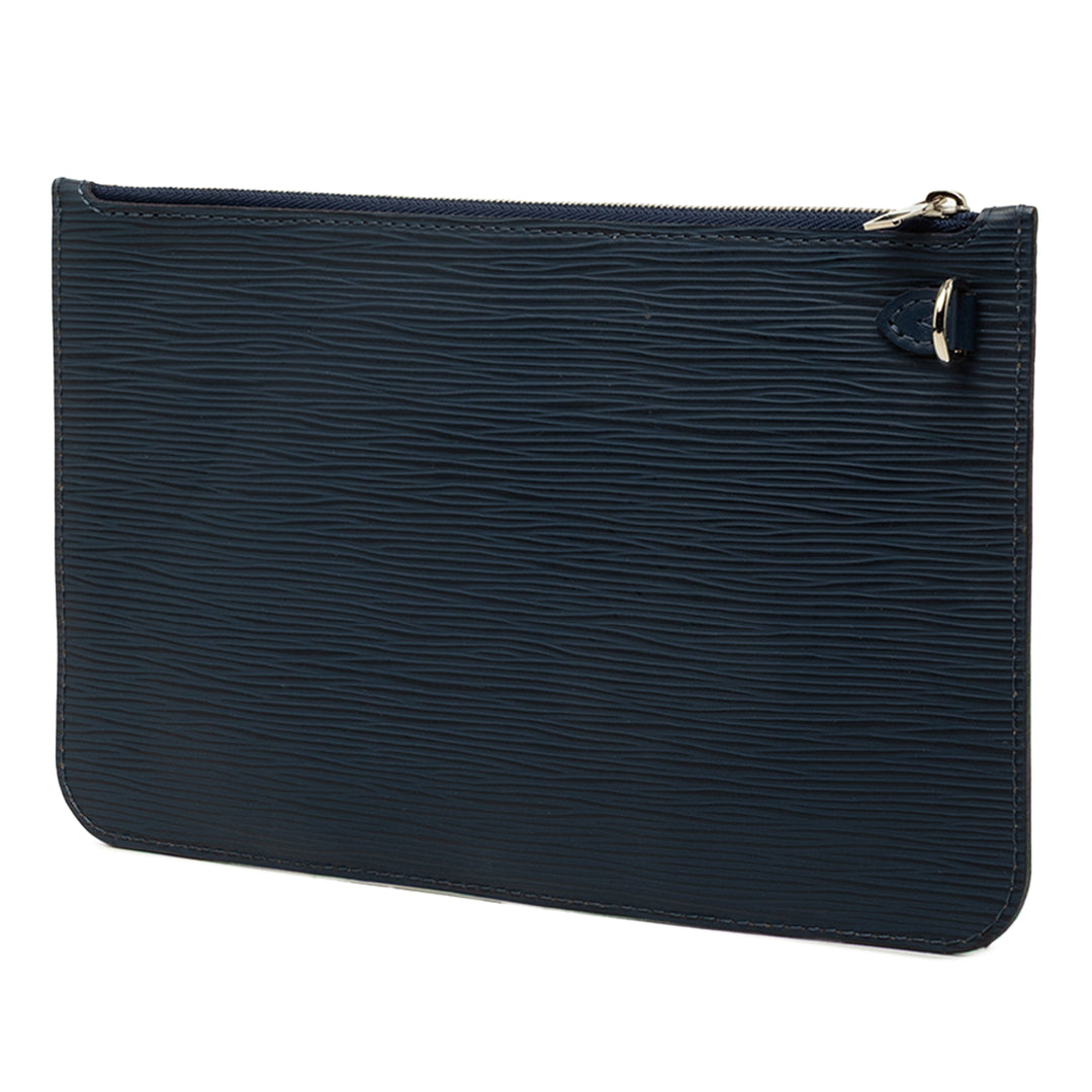 Louis Vuitton Pochette Neverfull Épi Bleu – vue 2 – GABY PARIS