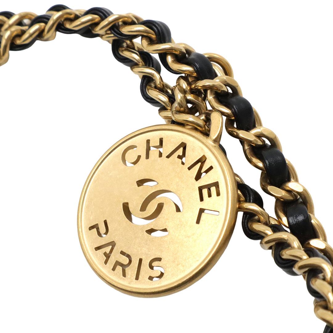 Chanel Mini brillant Cuir de veau et Cuir verni 22 Sac à main