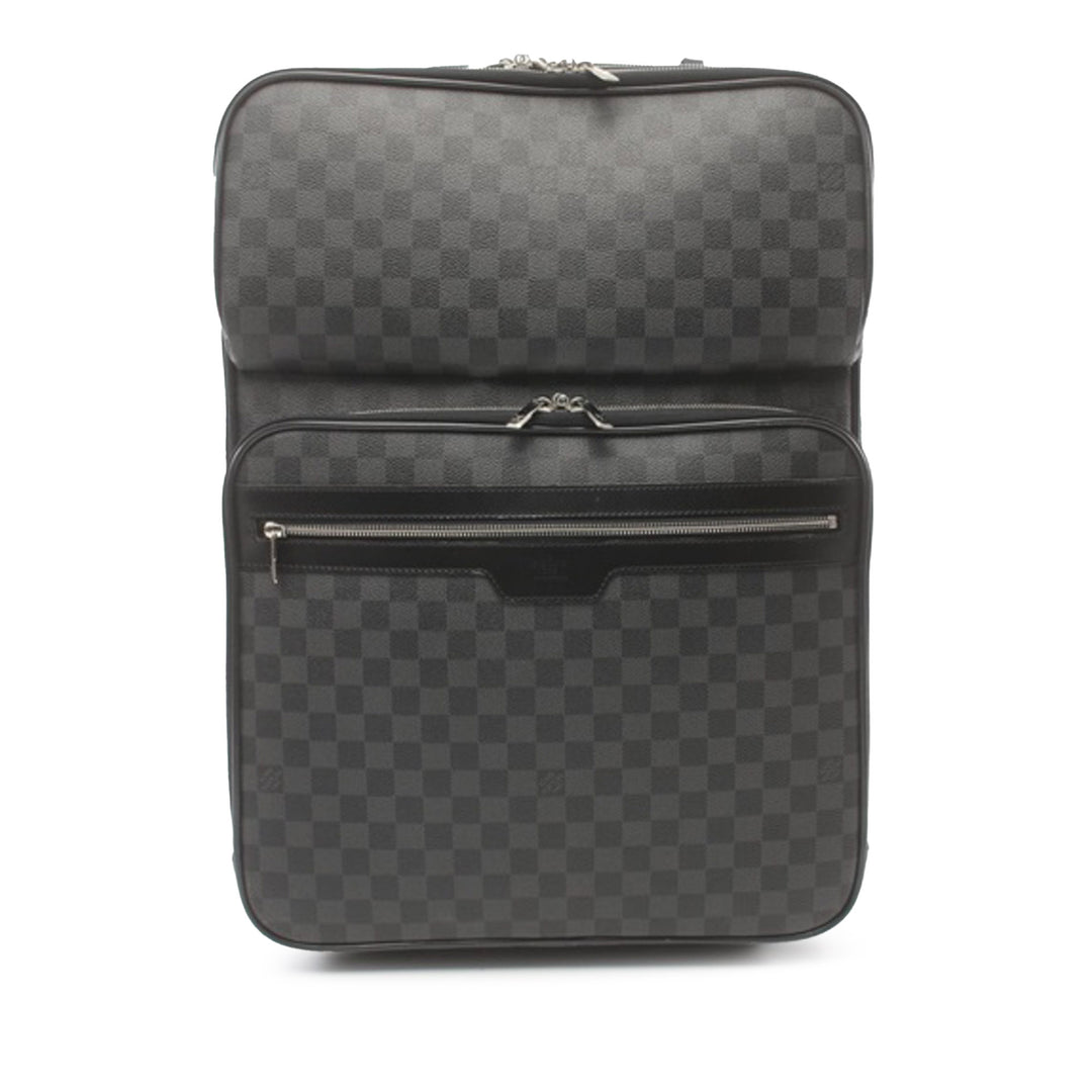 Louis Vuitton Damier Graphite Pegase Business 55 Black - GABY PARIS