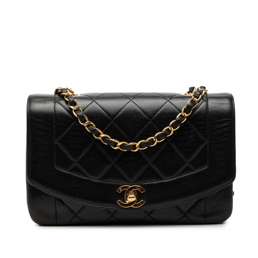 Chanel Small Cuir d’agneau Diana à rabat