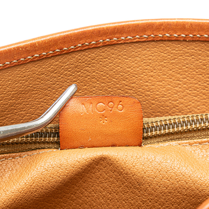 Macadam Coated Canvas Tote Brown - Gaby Paris
