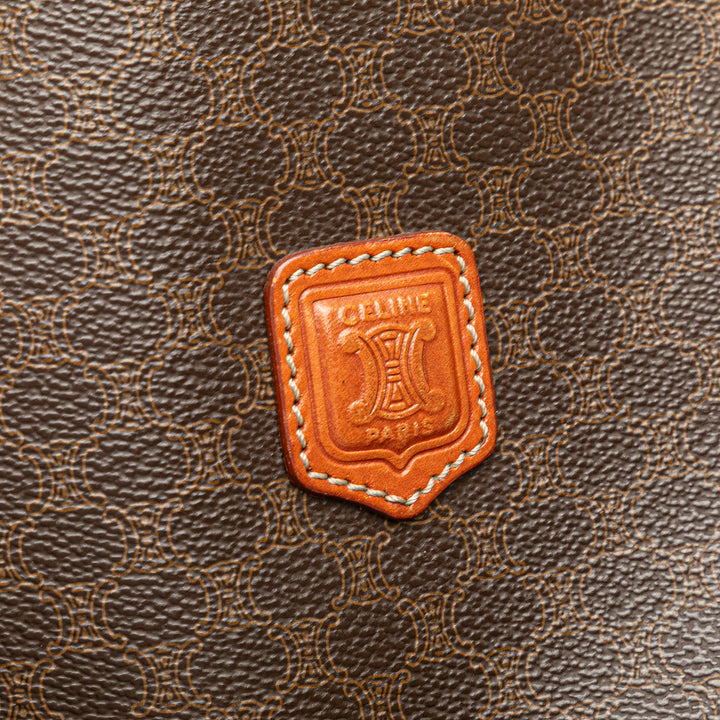 Macadam Coated Canvas Tote Brown - Gaby Paris