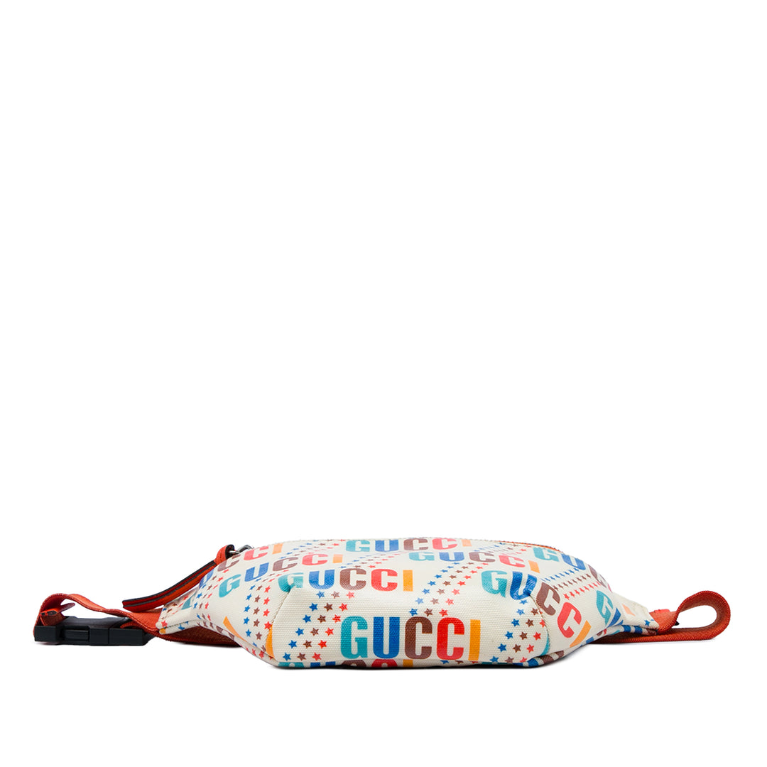 Gucci Ceinture Kids Logo Multi Toile enduite Multicolore – vue 3 – GABY PARIS