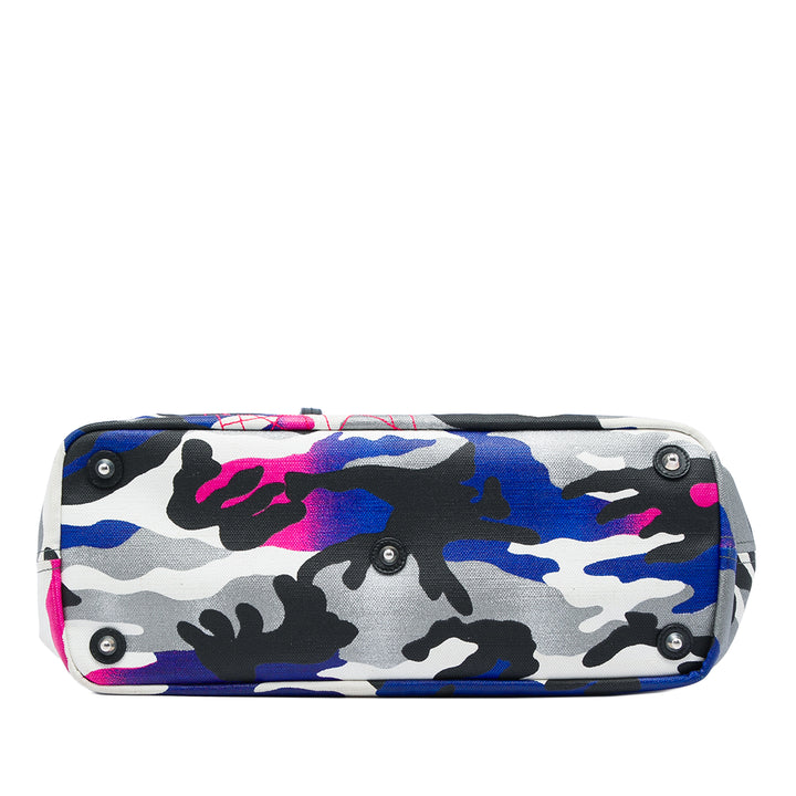 Dior Anselm Reyle Camouflage Cabas Grand Gris – vue 3 – GABY PARIS