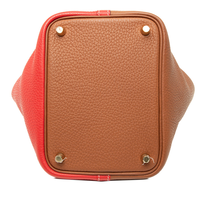 Hermès Sac à main Picotin Lock 18 Casaque Clémence Marron – vue 3 – GABY PARIS