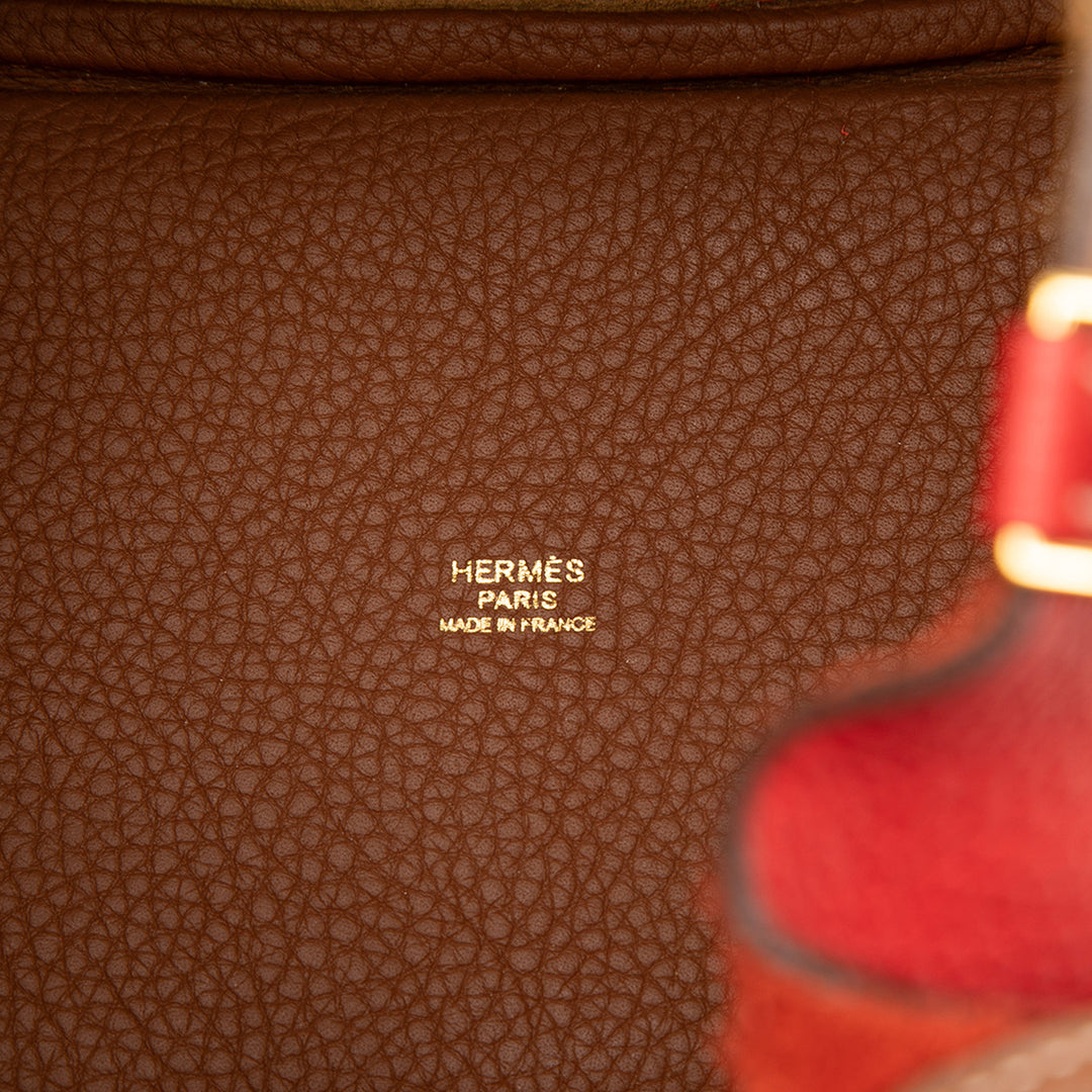 Hermès Sac à main Picotin Lock 18 Casaque Clémence Marron – vue 5 – GABY PARIS