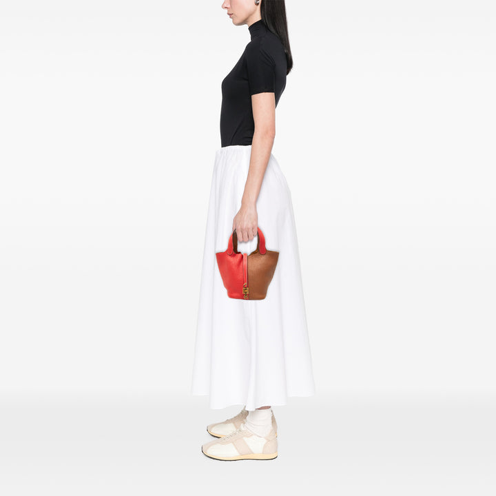 Hermès Sac à main Picotin Lock 18 Casaque Clémence Marron – vue 6 – GABY PARIS
