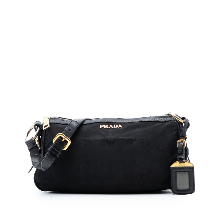 Prada Tessuto Canapa Logo Sac bandoulière