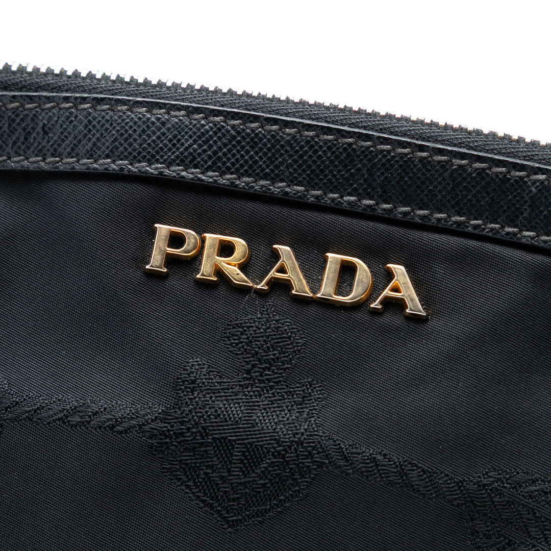 Prada Tessuto Canapa Logo Sac bandoulière