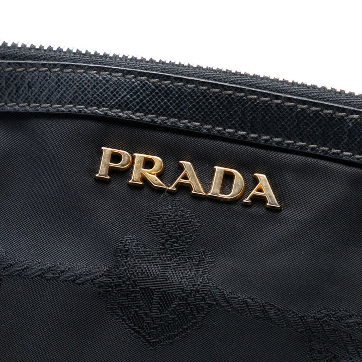Prada Tessuto Canapa Logo Sac bandoulière