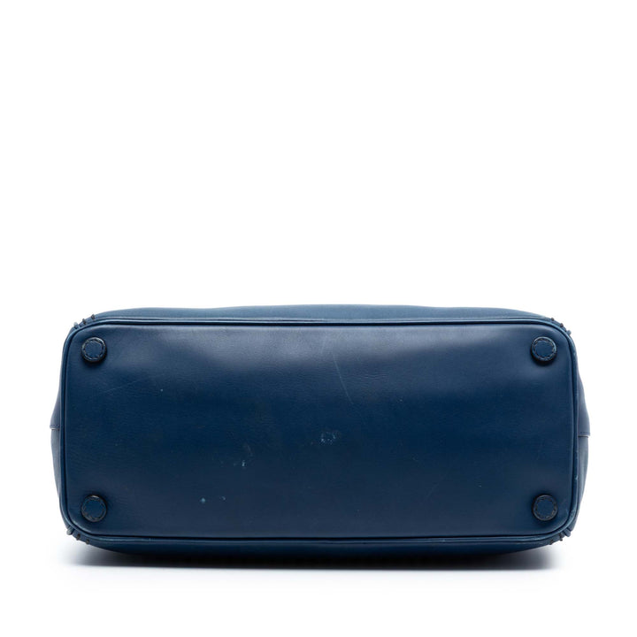 Prada Medium City Veau Hand Surpiqué Galleria Double Zip Sac